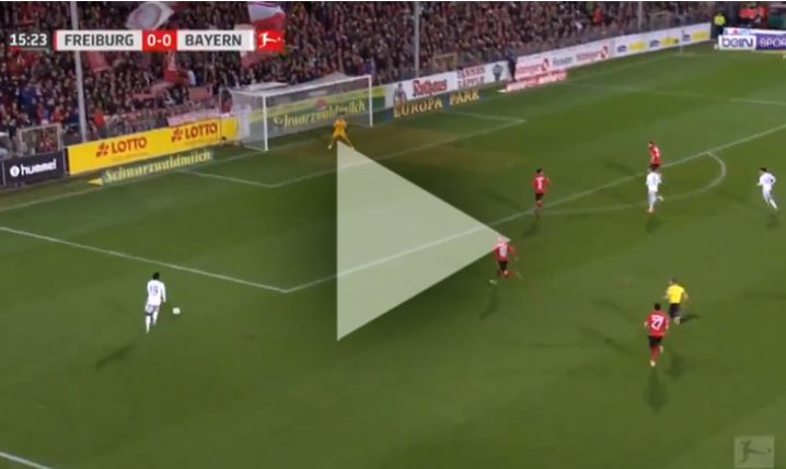 Lewandowski strzela gola na 1-0 z Freiburgiem! [VIDEO]